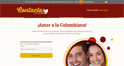 Desktop Screenshot of contactoscolombia.net